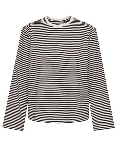 Only - ONLFreja Wide Sleeve Trøje - Coffee Bean/White